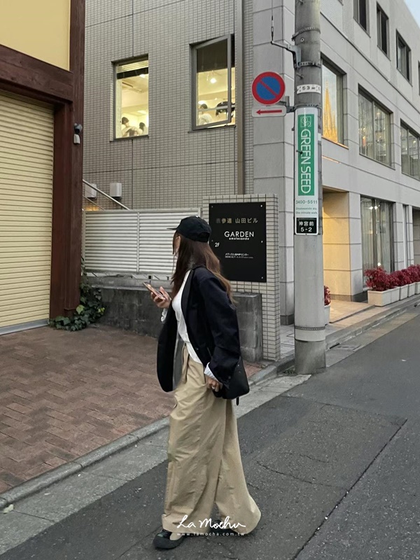 縮腰抓線設計顯瘦西裝褲(花花清單)